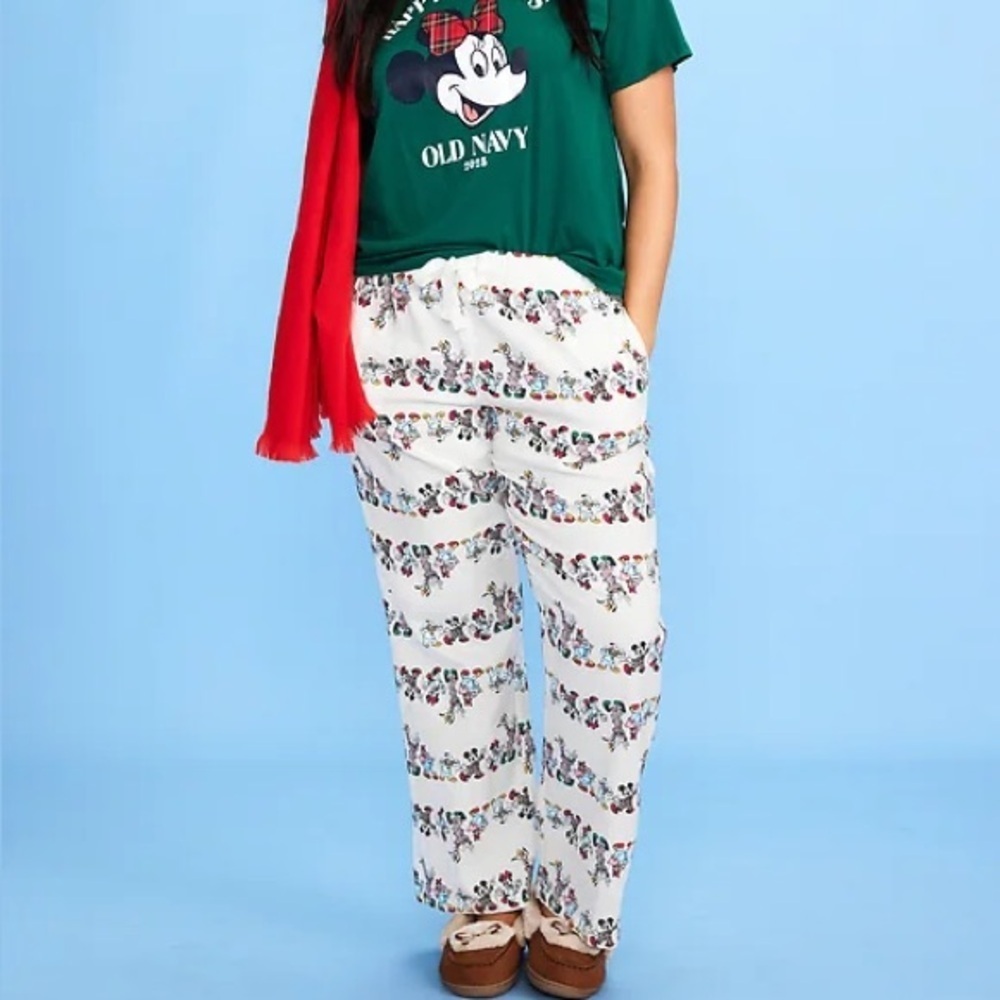 Disney Mickey & Friends Flannel Pajama Pants Size Medium